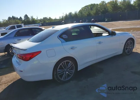2014 Infiniti Q50 Sport z USA, uszkodzony, nr VIN JN1BV7AP3EM670420